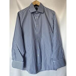 English Laundry Classic Striped Dress Shirt - Men's Large 16 34/35
